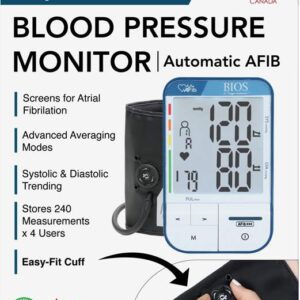 Bios Blood Pressure Monitor - Automatic AFIB - Model: BD410